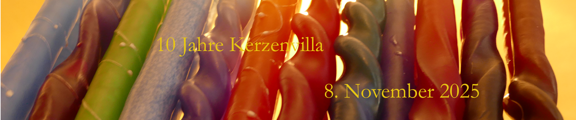 Kerzenvilla im Thüringer Wald